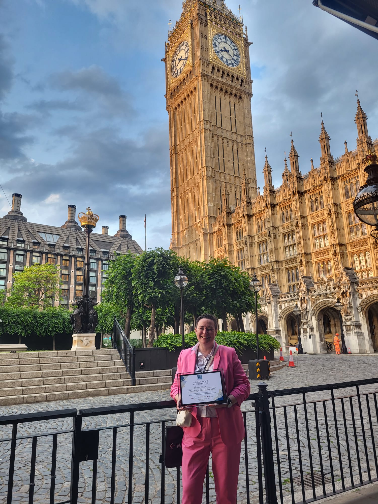 Becky Toal at the House of Lords.